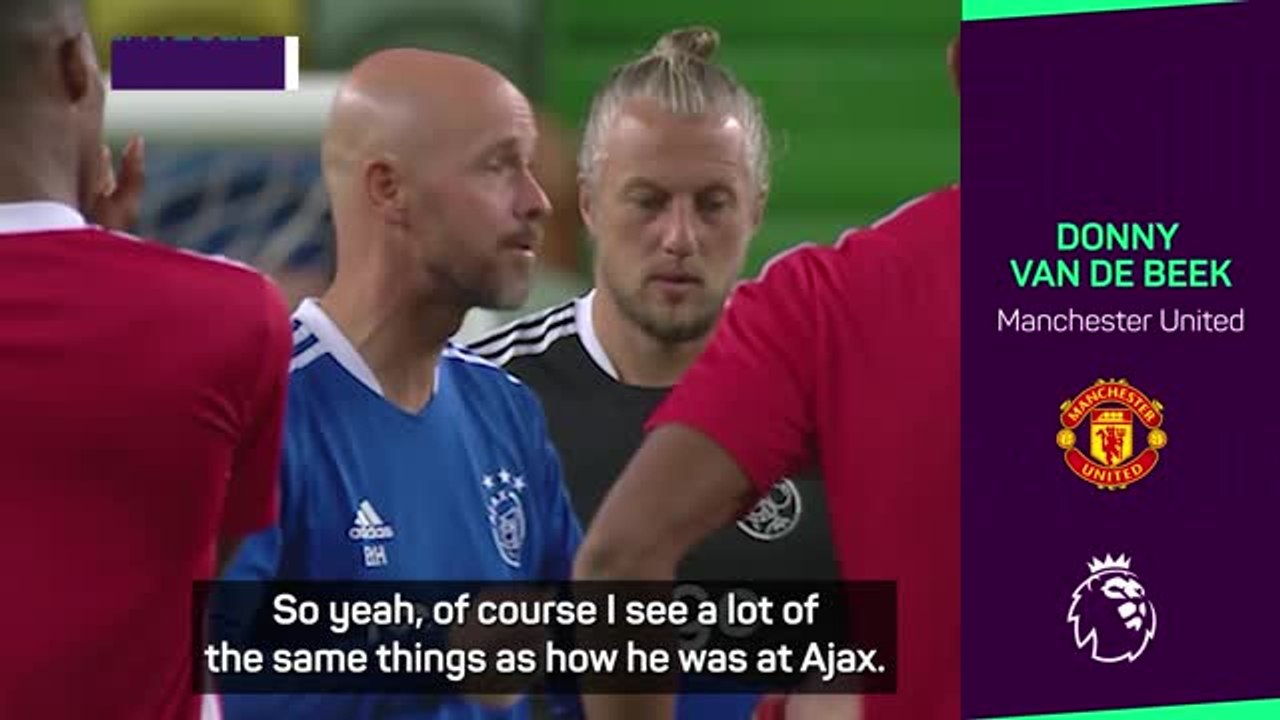 United are 'making steps' under ten Hag - van de Beek