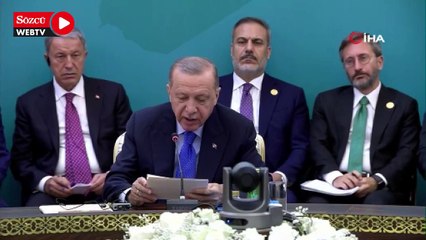 Erdoğan: “Milli güvenliğimizi kast eden şer odaklarını Suriye’den söküp atmaya da kararlıyız"