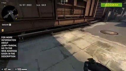How to Smoke A Site on Train, option 2 - CSGO