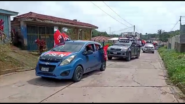 Militancia Sandinista de Bluefields celebra caminata en honor al 43/19