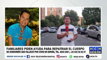 Familiares solicitan apoyo para repatriar a danlidense víctima de Covid19 en España