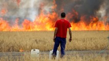 رجال الإطفاء في إسبانيا يتمكنون من السيطرة على حرائق في بلدة تابارا