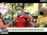 Adultas y adultos mayores de Caracas participaron en los VII Juegos  Deportivos en Amor Mayor