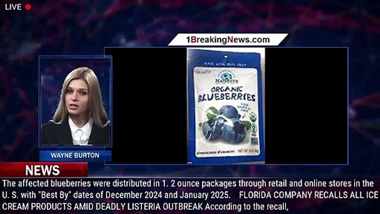 Recall Blueberries may have elevated levels of lead 1breakingnews