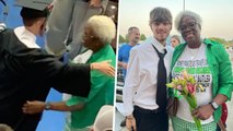 Organ Recipient Surprises Brother Of Donor At Graduation | Happily TV