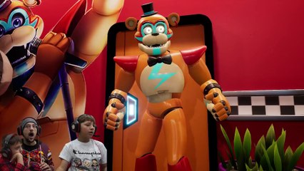 Five Nights at Freddy's- Security Breach! Part 1 (FGTeeV Boys vs Glamrock Chica & Montgomery Gator)