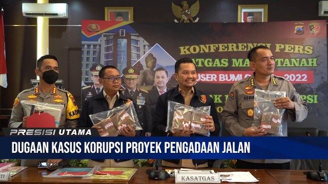 Polda Jateng Ungkap Kasus Korupsi Pengadaan Jalan Yang Libatkan Sekda Pemalang