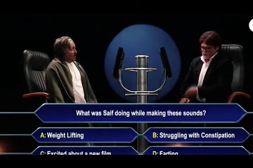 IN KBC [THAKUR & AMITHAB BACHAN ] FUNNY ACT