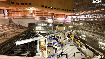 Timelapse of reconstruction work on the Opera House concert hall | July 20, 2022 | ACM