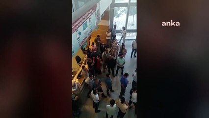 Hastanede 'alkışlı protesto'