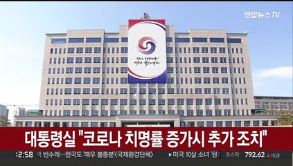 대통령실 "코로나 치명률·위중증 환자 증가시 추가 조치"