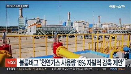 EU, '천연가스 15% 자발적 감축' 제안…러 공급차단 대비