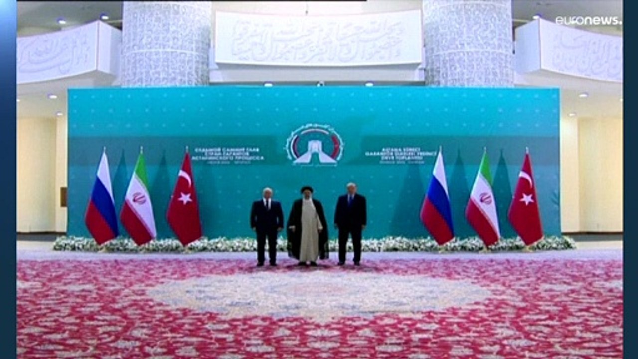 Iranisch-russisch-türkisches Spitzentreffen: Putin sieht Fortschritt bei der Getreidefrage