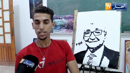 غيلزان: جيلالي بن سعادة.. فنان عصامي أضفى لمسة خاصة على الفن التشكيلي