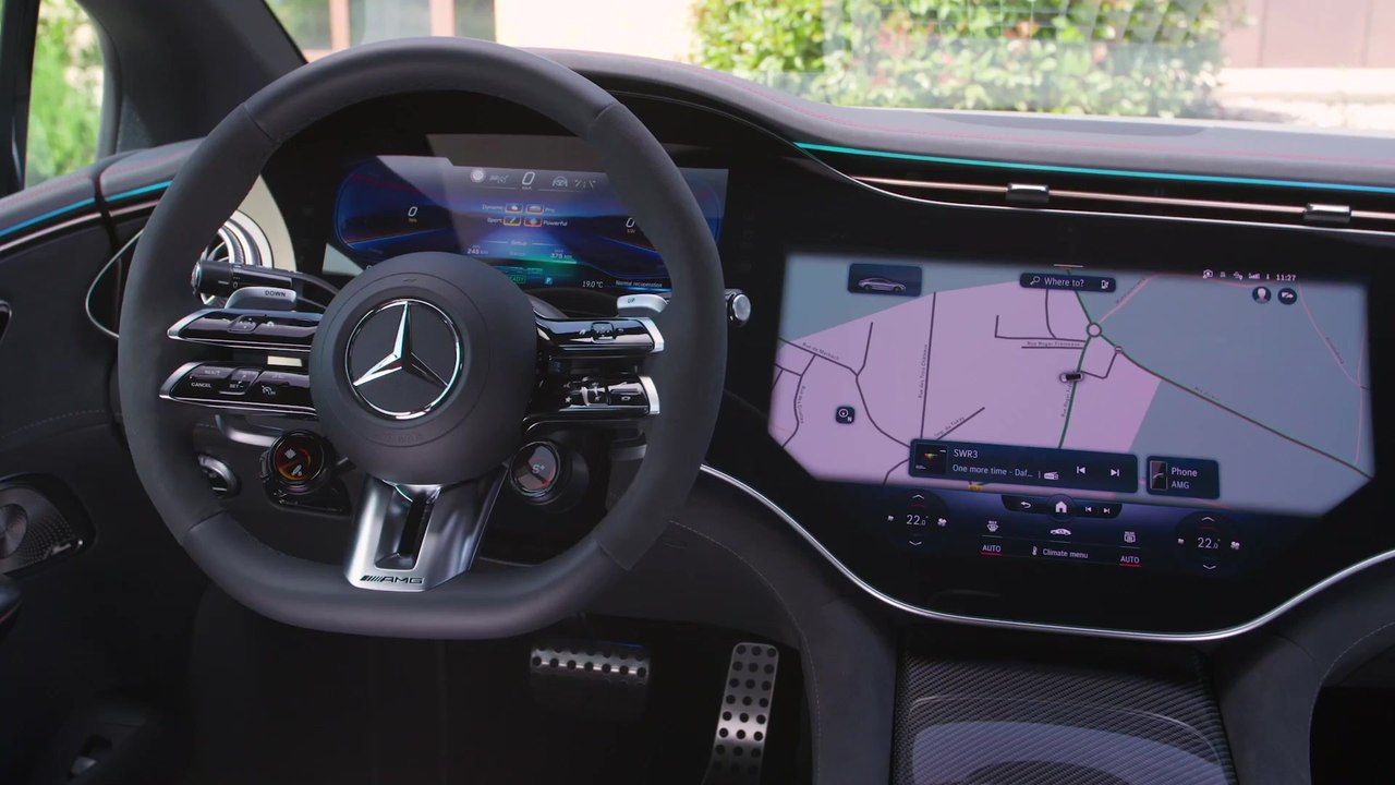 Der neue Mercedes-AMG EQE - Innenraum