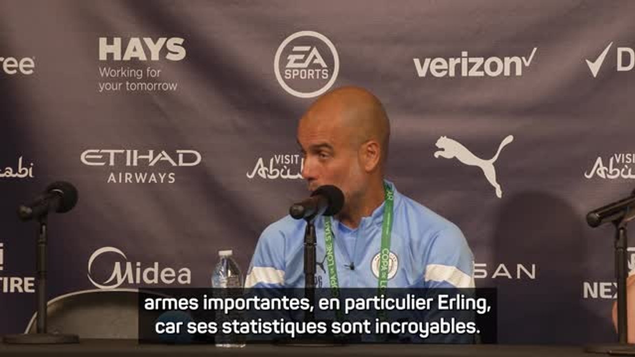 Man City - Guardiola : "Nous n'allons pas mettre la pression sur Erling et Julian"