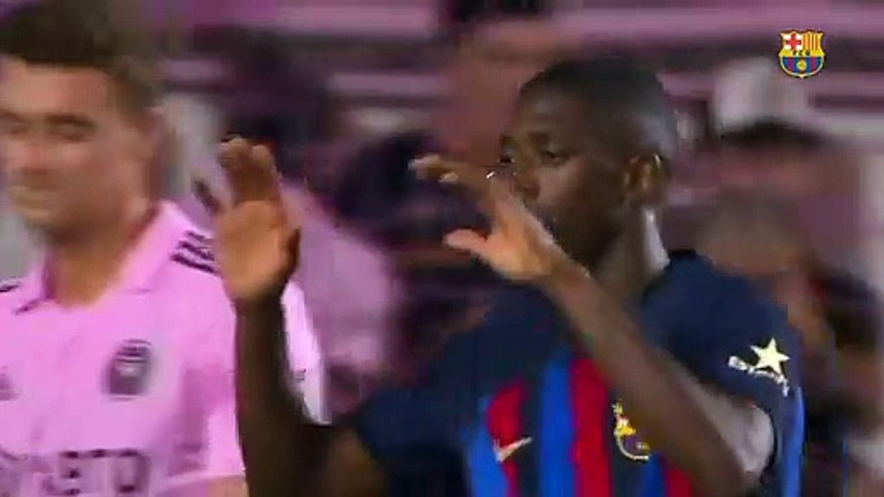 El golazo de Dembelé tras haber vuelto a firmar con el Barça / FCB