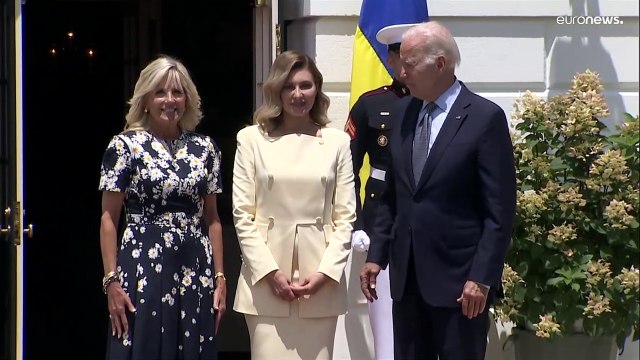 Зеленская встретилась с Байденом