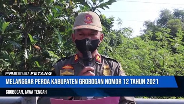 PRESISI UPDATE 14.00 WIB Satpol PP Kab Grobogan Bongkar PaksaBangunan di Bawah Jembatan Gatak Grobogan
