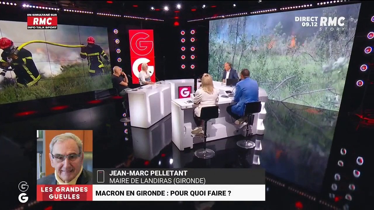Incendies en Gironde - Le coup de gueule du maire de Landiras sur la visite d’Emmanuel Macron: "Il ne vient pas chez nous, à la Teste-de-Buch, c’est beaucoup plus commercial"