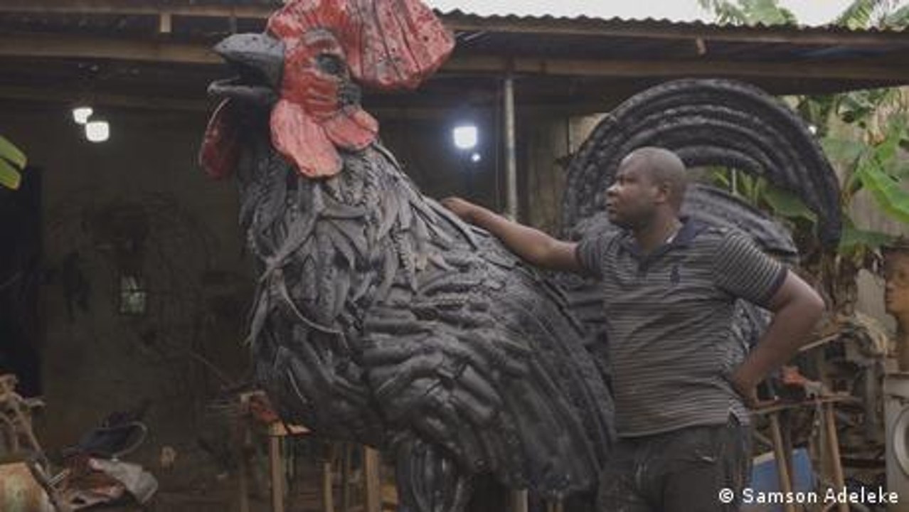 How turn tires into jobs and art?