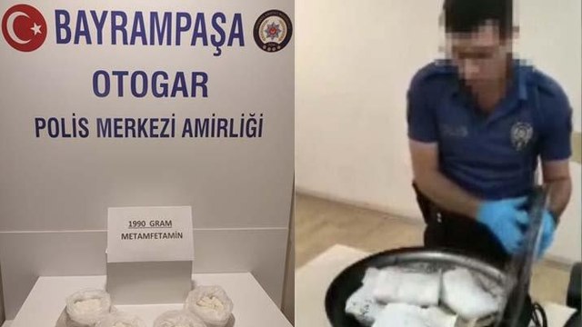 Polisin dikkati yakalattı: Gözleme sacında ‘Metamfetamin’ ele geçirildi