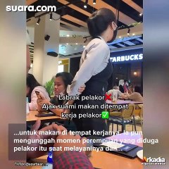 Viral Istri Ajak Suami Makan di Tempat Kerja Pelakor, Netizen Salfok: Alis Pengeruk Harta