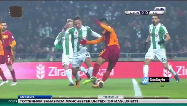 Atiker Konyaspor 2-2 Galatasaray 01.02.2018 - 2017-2018 Turkish Cup Quarter Final 1st Leg
