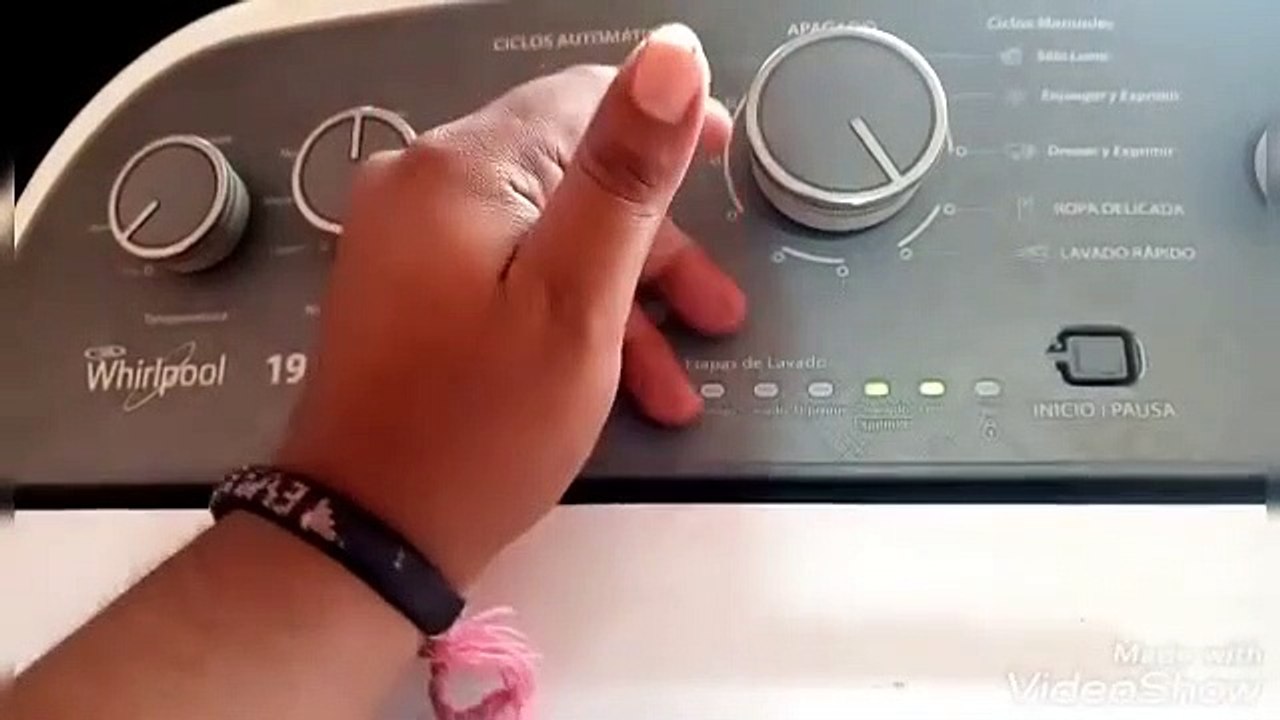 Cómo programar una lavadora Whirlpool XPERT SYSTEM - Vídeo Dailymotion