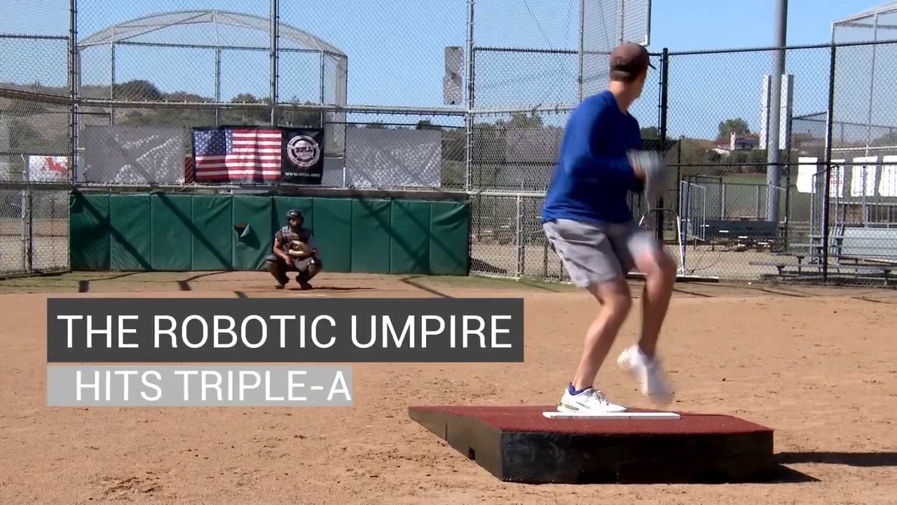 The Robotic Umpire Hits TripleA video Dailymotion