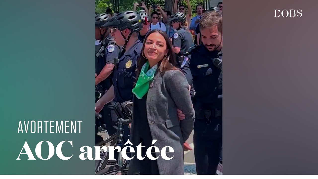 Alexandria Ocasio-Cortez arrêtée à Washington lors d'une manifestation pour défendre l'avortement