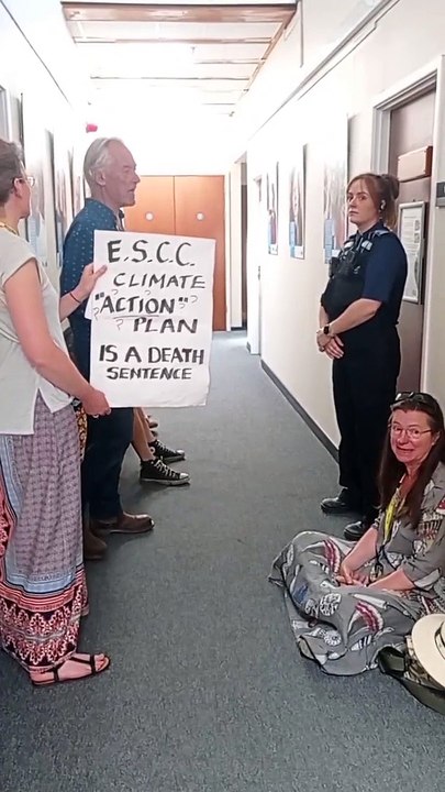 XR protest at East Sussex County Council