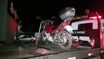 Motocicleta com alerta de furto é recuperada pela Polícia Militar no Cataratas