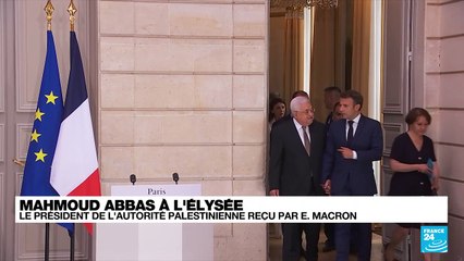 Mahmoud Abbas à Paris : le président palestinien s'est entretenu avec Emmanuel Macron