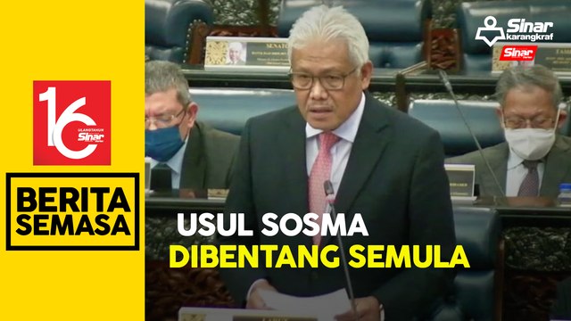 Hamzah akui KDN, PDRM dukacita gara-gara penolakan usul Sosma sebelum ini