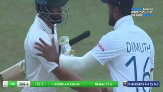 Winning Shot and Moments of PAK vs SL  1st Test at Galle