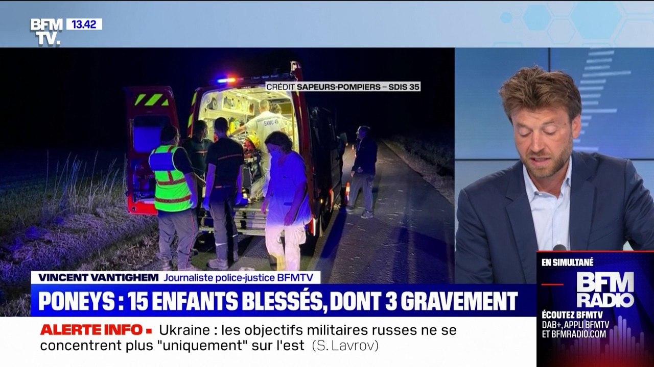 Accident de poneys: le "pronostic vital [des trois enfants grièvement blessés] n'est plus engagé à cette heure" selon le chef des urgences du CHU de Rennes