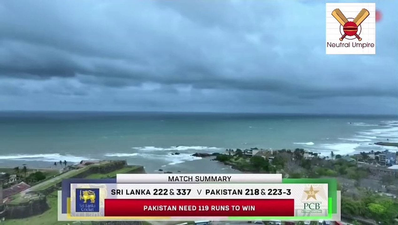 Pakistan vs Sri Lanka 1st Test Day 5 Highlights 2022 | Pak vs SL