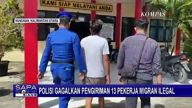 Hentikan 2 Kapal di Perairan Sebatik, Polisi Gagalkan Pemberangkatan 13 Pekerja Migran Ilegal!