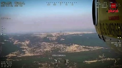 El incendio de Cebreros (Ávila) se descontrola y avanza hacia Madrid