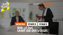 Stage 5 / Etape 5 – Briefing - #TDFF