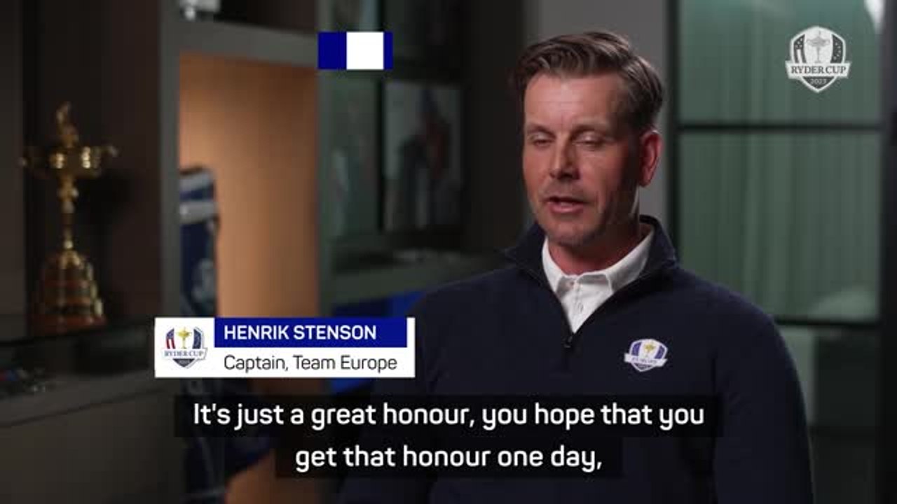Stenson gives up 'huge honour' of Ryder Cup captaincy for LIV Golf