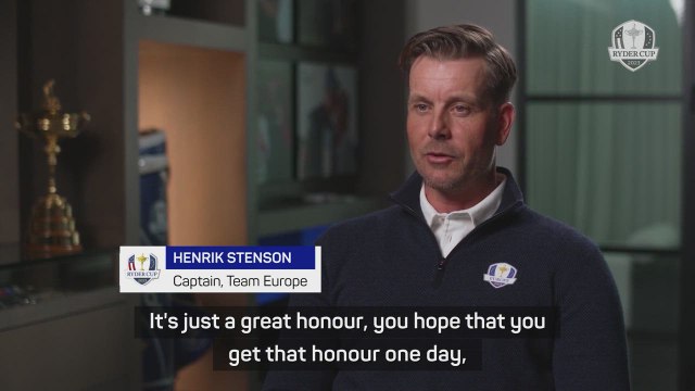 Stenson gives up 'huge honour' of Ryder Cup captaincy for LIV Golf