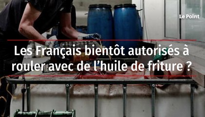 Les Français bientôt autorisés à rouler avec de l’huile de friture ?