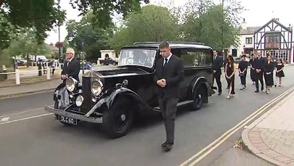 Dame Deborah's coffin arrives at church for funeral service