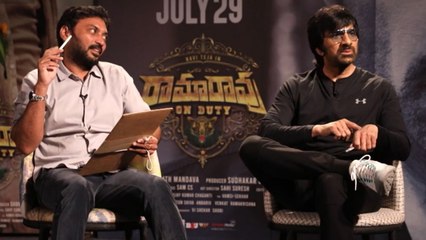 ఈ శరత్ చెప్పిన టైం కి ఏది చేయడు అన్నీ అంతే  - రవితేజ *Interview | Telugu OneIndia