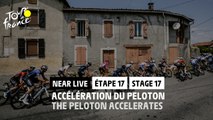 Le peloton accélère / The peloton accelerates - Étape 17 / Stage 17 - #TDF2022
