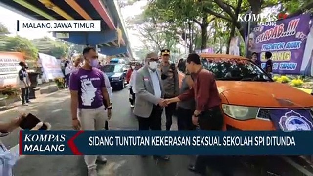 Sidang Tuntutan Kekerasan Seksual Seksual Sekolah SPI Kota Batu Ditunda Sepekan