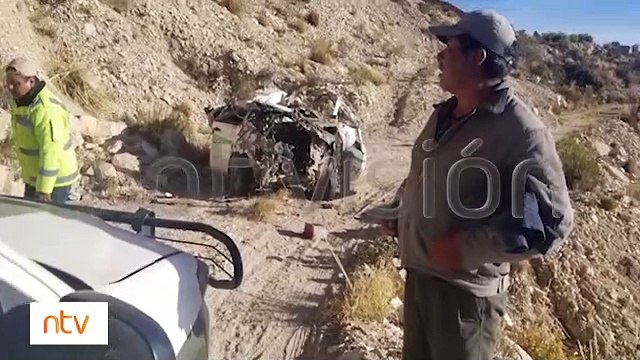 Vehículo se embarrancó en Sayari, dejó el saldo de un fallecido y dos heridos