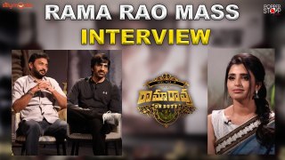 Rama Rao Mass Interview | Ravi Teja | Sarath Mandava  | Popper Stop Telugu | Silly Monks